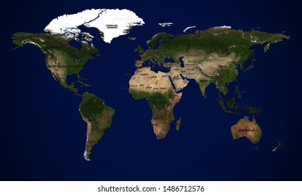 World Map High Resolution Images Stock Photos Vectors