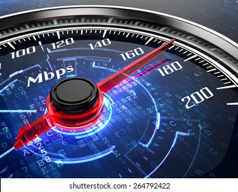 High speed internet connection concept