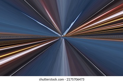 High Speed Stripes Towards Far Distant Vanishing Point Pattern And Design