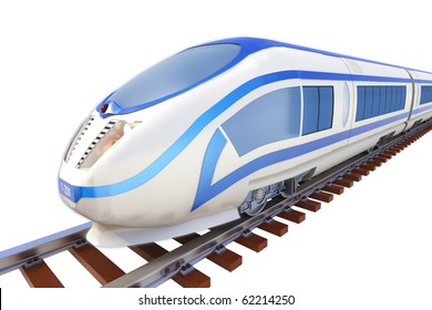 High Speed Train Isolated