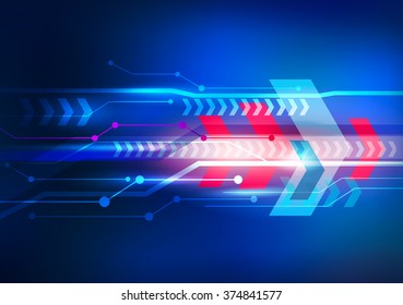 High Tech Pattern Backdrop Stock Illustration 388496848