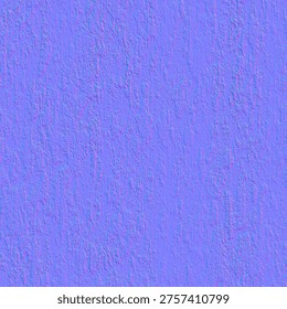 High-detail normal map featuring a heavy, gritty vertical texture similar to stucco or plaster. Ideal for rough wall surfaces in architectural 3D rendering.