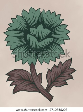 
A highly detailed,vertically oriented illustration showcasing several distinct, contiguous border patterns