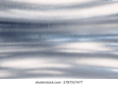 Highly Reflective Chrome Silver Texture - Mirror-Like Metallic Surface
