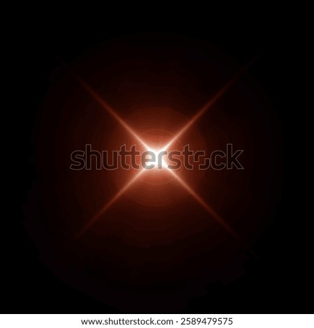 High-quality lens flare effect captured with a professional camera, creating vibrant light streaks and glowing spots. Ideal for enhancing visual compositions, adding a dramatic and dynamic atmosphere 