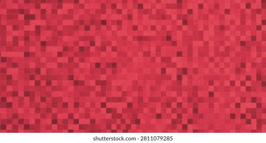 High-resolution close-up of bright red glitter particles creating a luxurious, festive texture.