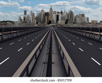 highway section gate for the city