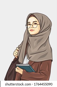Profile Picture For Girls Hijab Cartoon - pic-leg