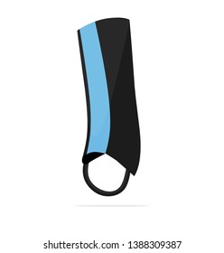 Hiking Gaiters Flat Design Icon