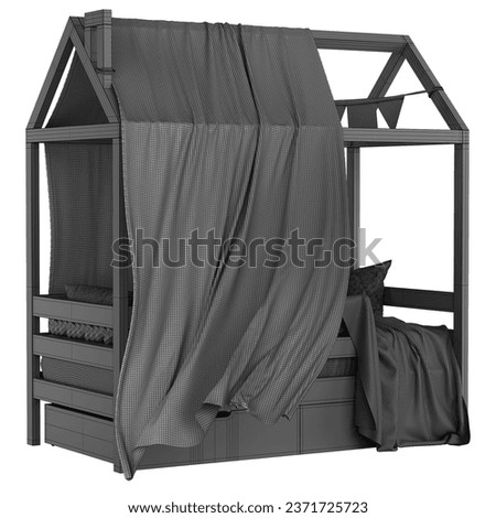 hildrens bedhouse Brunet - solid beech Polys: 346052
Verts: 347160
Units: Millimeters
Dimension: 1960.08 x 1788.63 x 1792.6