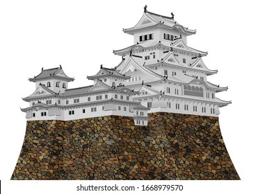 Himeji Castle representing Japan as a World Heritage Site