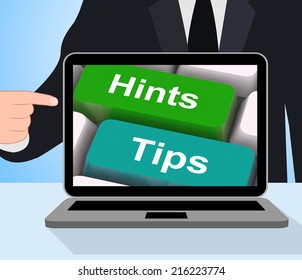 Hints Tips Computer Meaning Guidance And Advice