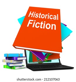 Historical Fiction Book Stack Laptop Meaning Books From History