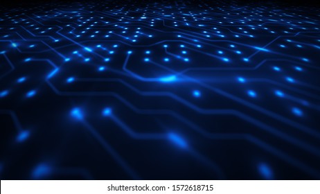 Hi-Tech Computer Chipset Background/
Illustration of an abstract technology background with electronics chipset circuit, including resistors, transistors and clusters