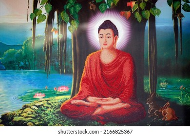 Ho Phap Buddhist Temple Life Buddha Stock Illustration 2166825367 ...