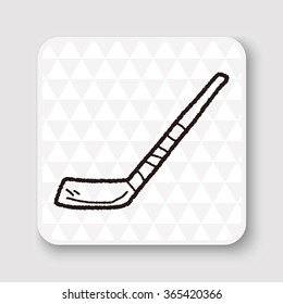Hockey stick doodle