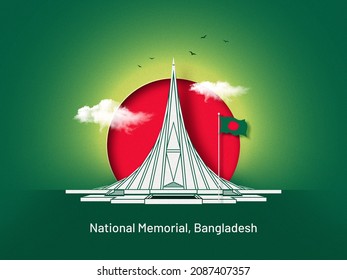 The holiday is always celebrated on December 16th. Known as 'Bijoy Dibos' in Bengali. Independence Day and Language Martyrs' Day, National holidays are celebrated in Bangladesh. 3d illustration. Red - Powered by Shutterstock