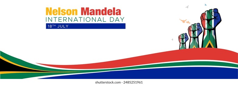 Holiday of Nelson Mandela International day, July 18. - Powered by Shutterstock