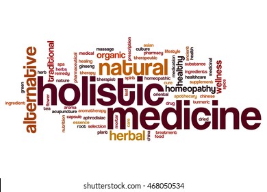 Holistic Medicine Word Cloud Concept