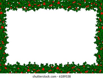 Holly Border Stock Illustration 6189538 | Shutterstock