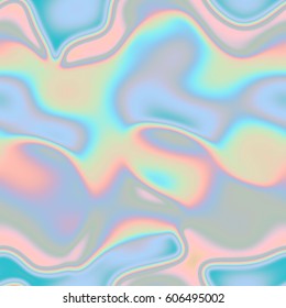 Holographic Blue Pattern 