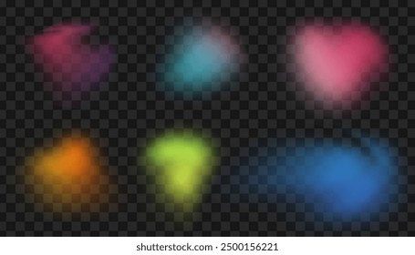 isolated blur spot gradient