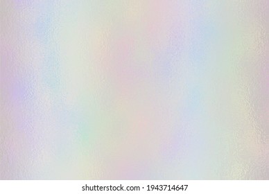 Holographic foil. Rainbow texture. Iridescent background. Neon gradient. Hologram effect. Metal texture. Soft backdrop for design prints. Silver radiance background. Metallic pattern. Illustration