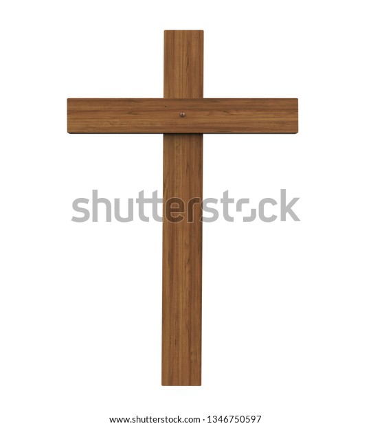 Holy Cross Isolated 3d Rendering Stock Illustration 1346750597