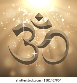 Holy Symbol Hinduism Wallpaper Stock Illustration 1381487954 | Shutterstock