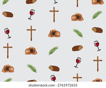HOLY WEEK EASTER REPETATIVE ATTERN