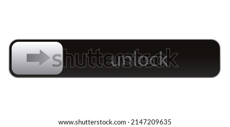 home screen unlock button black and white