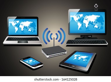 152 Wan network diagram Images, Stock Photos & Vectors | Shutterstock