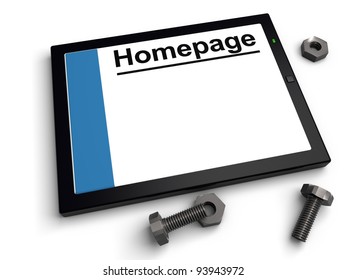 Homepage under construction
