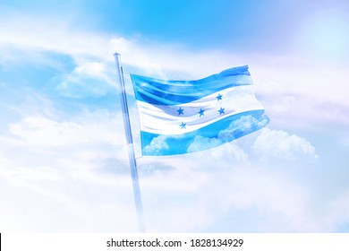 Honduras flag  - 3D render