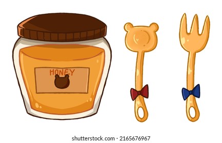 Honey Set with Bear concept product.