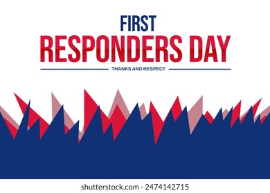 Honor First Responders Day Celebrating the Bravery, Dedication, and Sacrifice of Our Everyday Heroes in Emergency Services illustration - Powered by Shutterstock