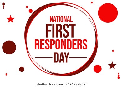 Honor First Responders Day Celebrating the Bravery, Dedication, and Sacrifice of Our Everyday Heroes in Emergency Services - Powered by Shutterstock