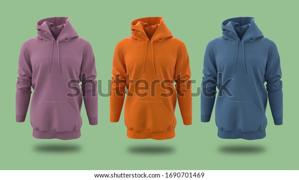 Download Hoodie Mockup Design Presentation Print Jacket Stock Illustration 1690701469