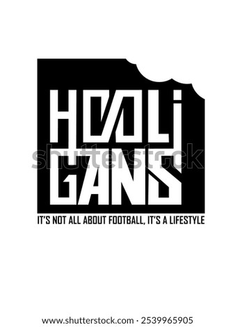 HOOLIGANS LOGO WITH MINIMALISM DESIGN