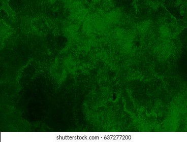 horizontal dark green watercolor background