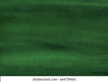 Horizontal Dark Green Watercolor Background