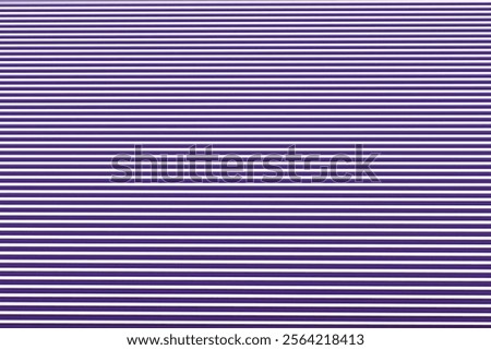 horizontal line pattern background purple and white, linear diminishing perspective, full frame