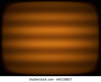 Horizontal Orange Tv Scanlines Illustration Background