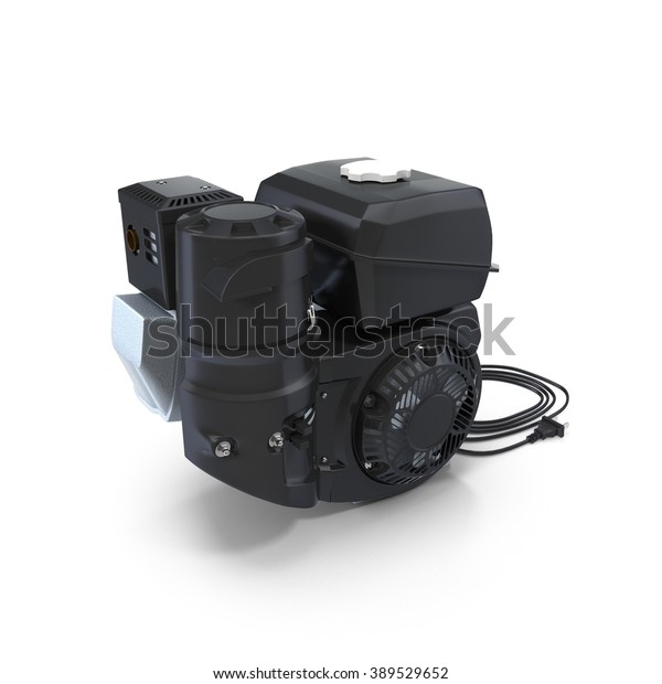 Horizontal Single Cylinder Engine On White 库存插图 389529652 | Shutterstock
