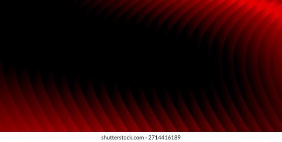Horizontal visual banner with a repeating pattern of dark, bronze-colored curves, creating an elegant, futuristic, and focused golden glow