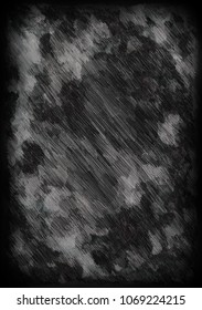 horror texture on black background