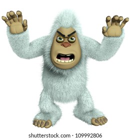 Horror White Yeti Stock Illustration 109992806 | Shutterstock