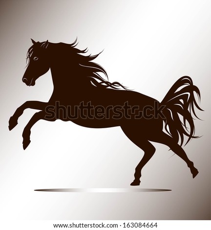 horse in motion