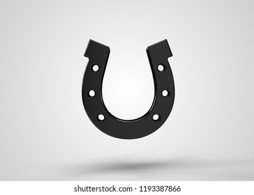 Horse Shoe Slots Symbol 3D Render