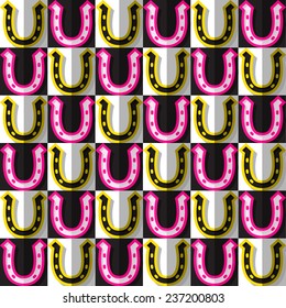 Horse Shoe Wallpaper Pattern